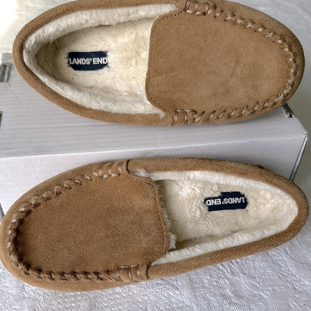 Land’s End Tan Slippers